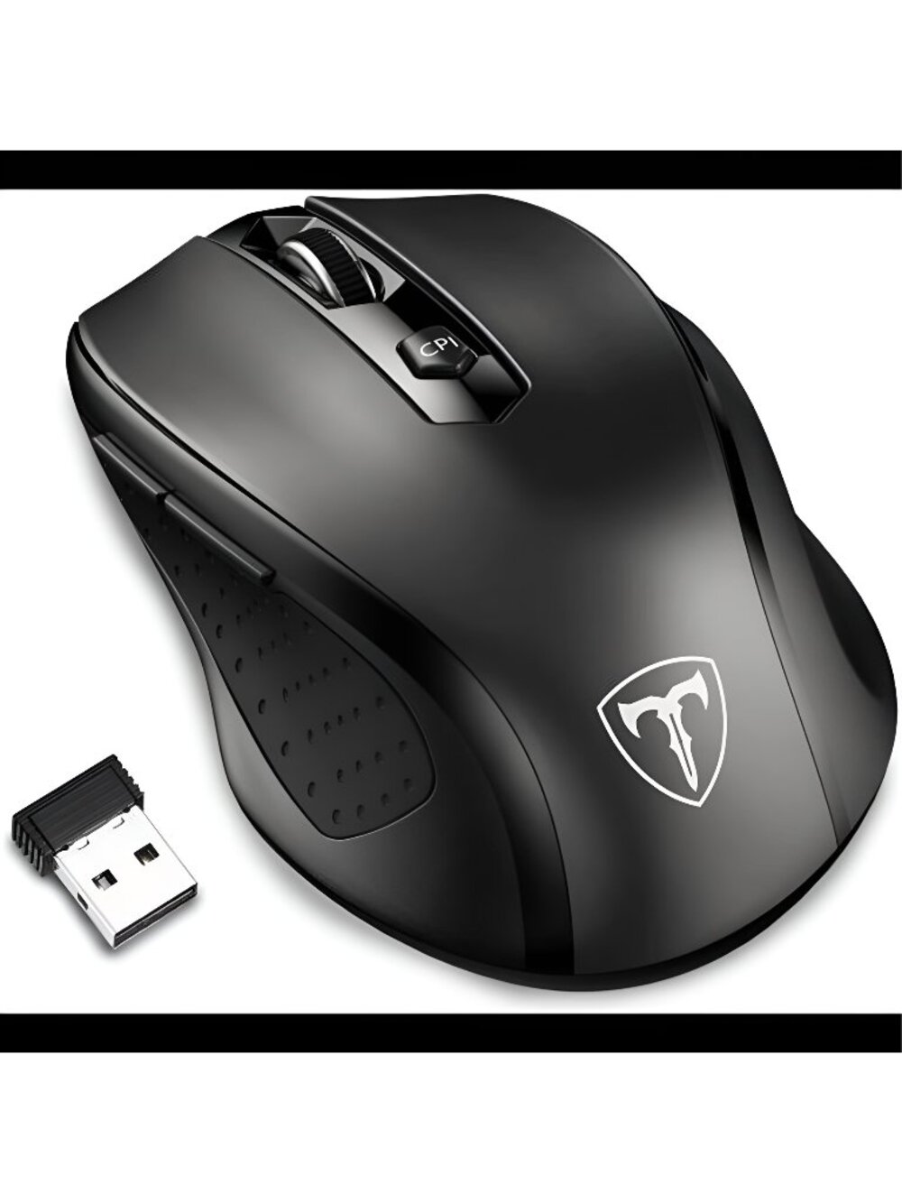 Wireless Mouse for Laptop,WEEMSBOX 2.4G Computer Mouse Ergonomic Mouse